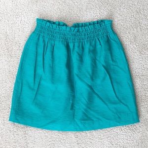NWT J. Crew Teal Skirt